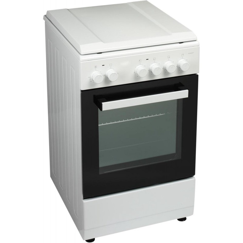 Everglades EVCK037 - Elektrisch fornuis - Wit - 50CM - 48 Liter