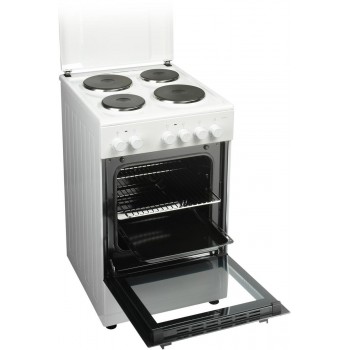 Everglades EVCK037 - Elektrisch fornuis - Wit - 50CM - 48 Liter