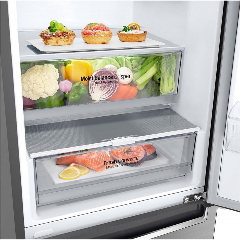 LG GBB61PZGCN1 - 341L koel-vriescombinatie met DoorCooling