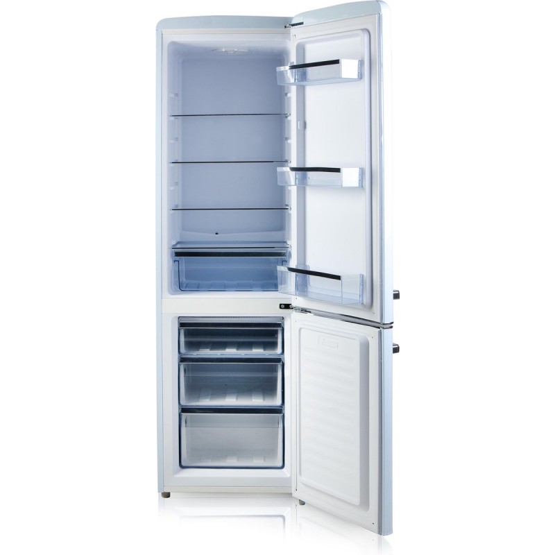 Domo DO982RKB - Compacte Retro Koel-vriescombinatie