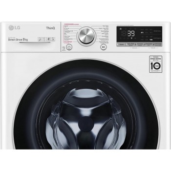LG GC3V709S1 Wasmachine - Slimme AI DD™ motor - A - 9 kg - TurboWash™ 39 - Hygiënisch wassen met stoom