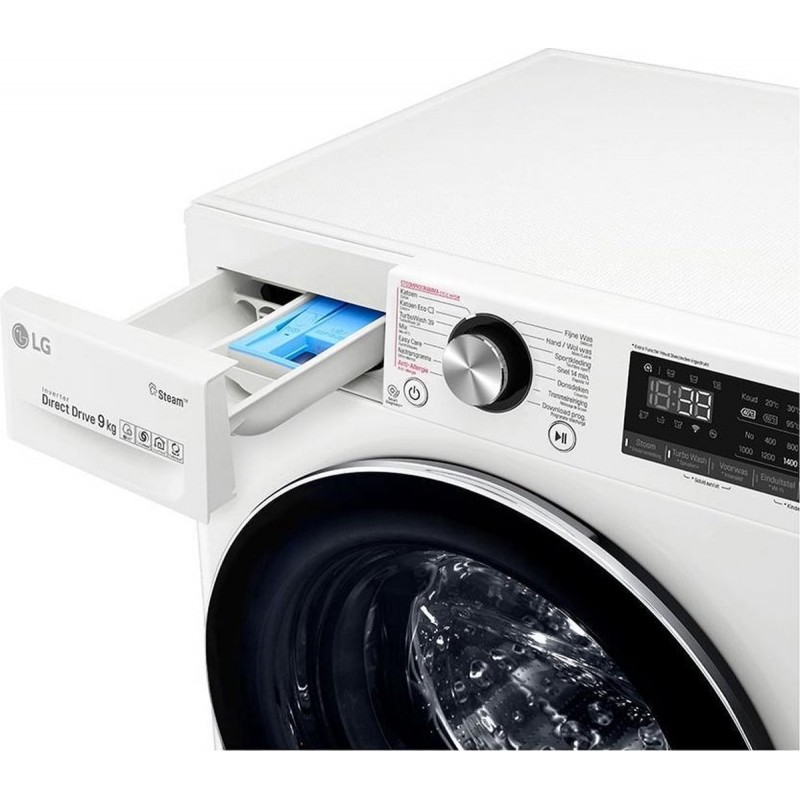LG GC3V708S2 wasmachine Voorbelading 8 kg 1400 RPM A Wit