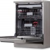Sharp QWNA1DF45EIEU-vrijstaande vaatwasser-60cm-topsproeier-besteklade-RVS deur