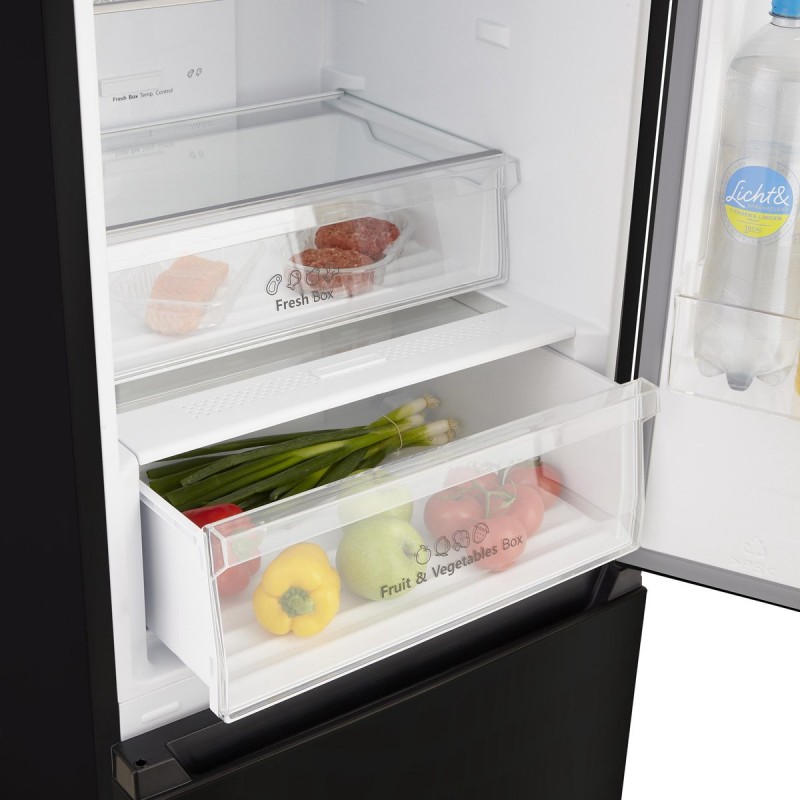 Inventum KV1781B - Koel-vriescombinatie - 292 liter - Zwart - No Frost