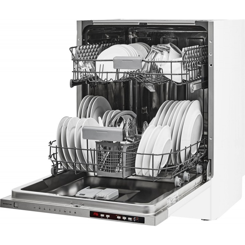 Inventum IVW6035A - Inbouw Vaatwasser - 13 couverts - 9 programma’s - SteamWash - Stil - BLDC motor - 60 cm breed - Volledig ingebouwd - Energielabel D
