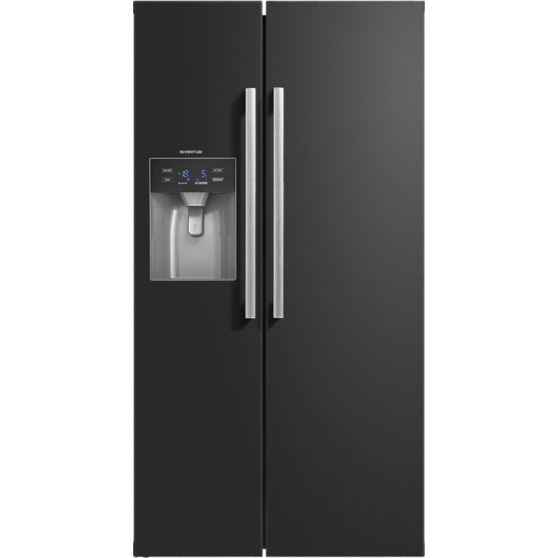 Inventum SKV1782BI - Amerikaanse koelkast - 516 liter - Zwart - No Frost