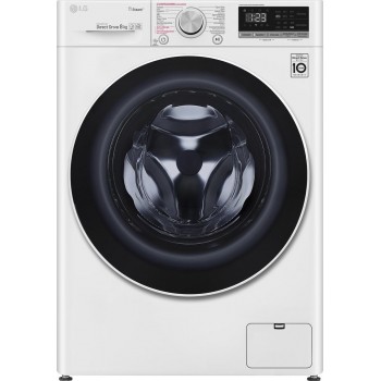 LG F4WN508S0 Wasmachine met Slimme AI DD motor herkent je kleding | D | 8 kg | Minder allergenen door stoom