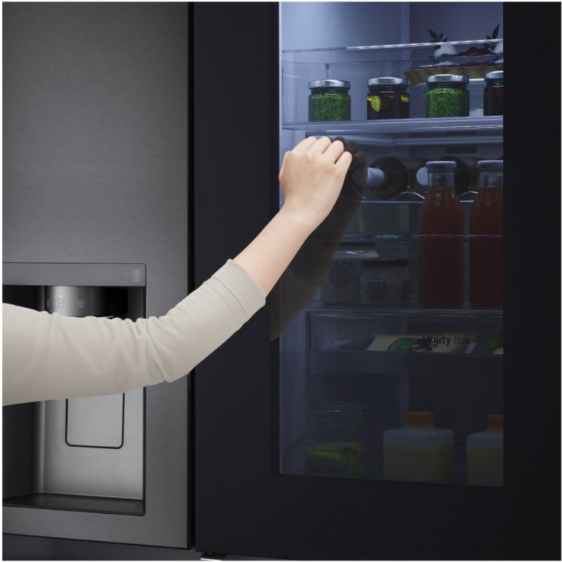 LG GSXV91MCAE Amerikaanse koelkast met InstaView™ Door-in-Door™ - 635L inhoud - DoorCooling+™ - Water- en ijsdispenser met UVnano™ - Total No Frost - Inverter Linear Compressor