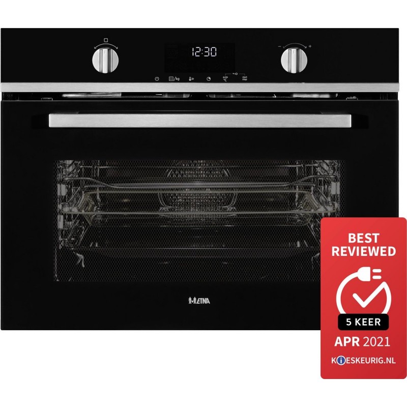 ETNA CM350ZT - Inbouwoven met magnetronfunctie - Zwart