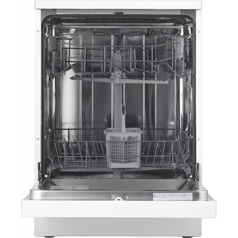 Inventum VVW6030AW - Vaatwasser - Vrijstaand - 13 couverts - 5 programma’s - Bestekmandje - Wit