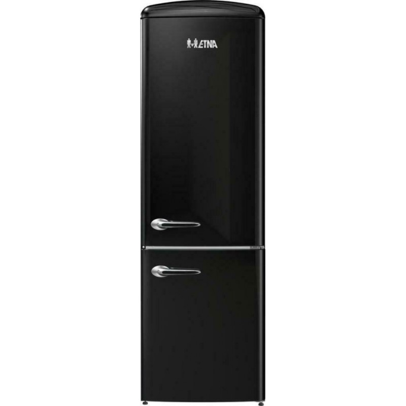 ETNA KVV594ZWA - Retro - Koel vriescombinatie - Zwart