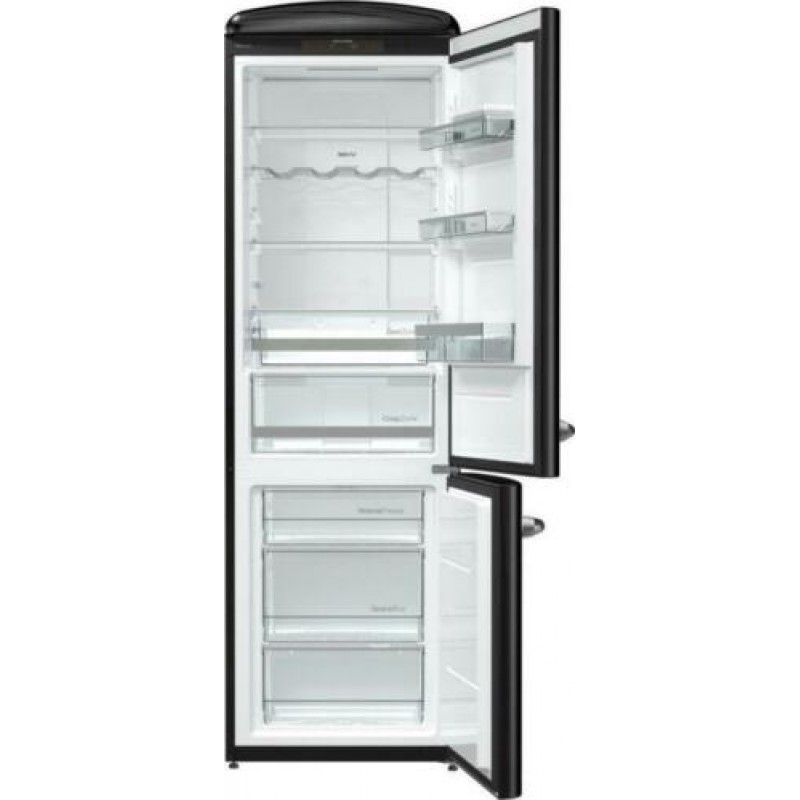 ETNA KVV594ZWA - Retro - Koel vriescombinatie - Zwart