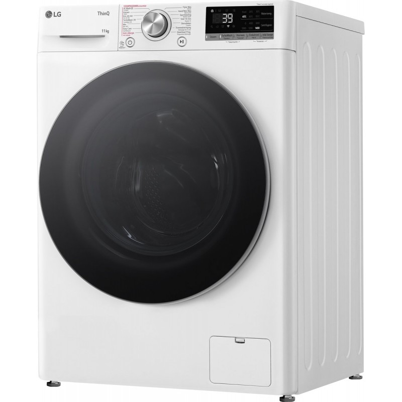 LG F4WR7011S1W - 11 kg Wasmachine met TurboWash™ 39 - A-/- 10% - Slimme AI DD™ motor - Hygiënisch wassen met stoom - ThinQ™