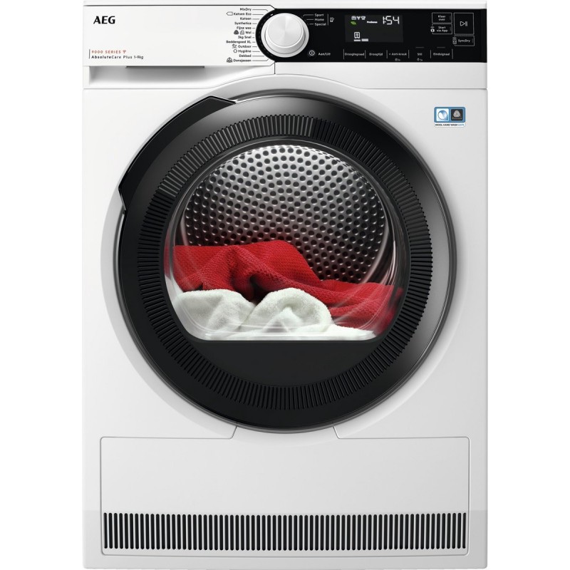 AEG TR959M4C - 9000 serie AbsoluteCare Plus® - Wasdroger - Warmtepompdroger - Energielabel A+++ - 9kg