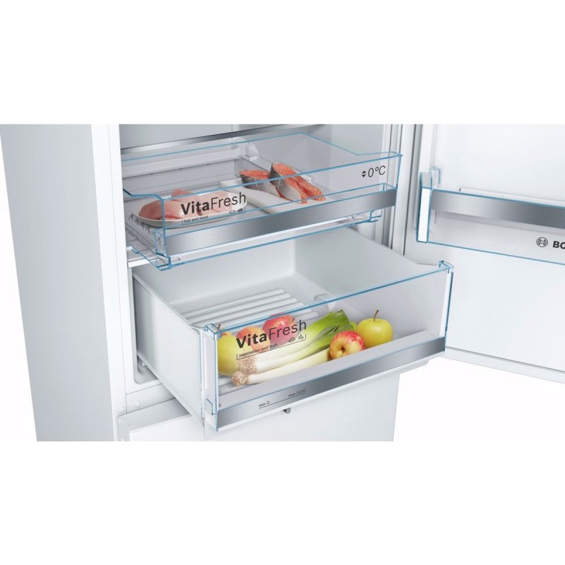 Bosch KGE368WCP - Serie 6 - Koel-vriescombinatie - Wit - Energielabel C