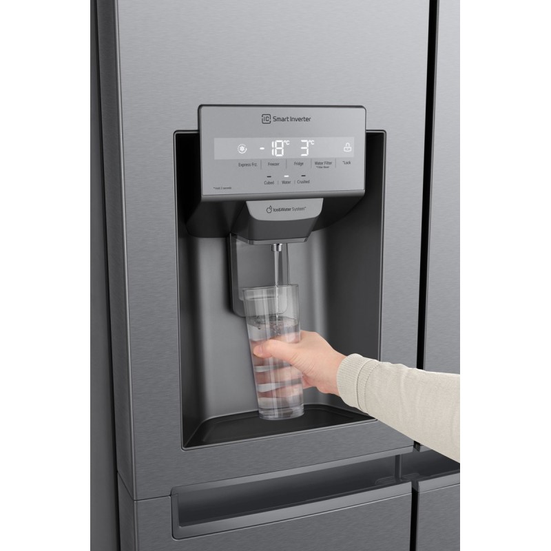 LG GSLV30DSXM Amerikaanse koelkast met 634L inhoud - Water- en ijsdispenser - Total No Frost - Inverter Compressor