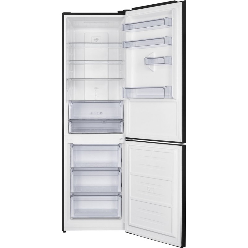 Frilec BONN350-NFD-040CB - Koelvriescombinatie - Energielabel C - No Frost - Met Display - 347 Liter - Zwart