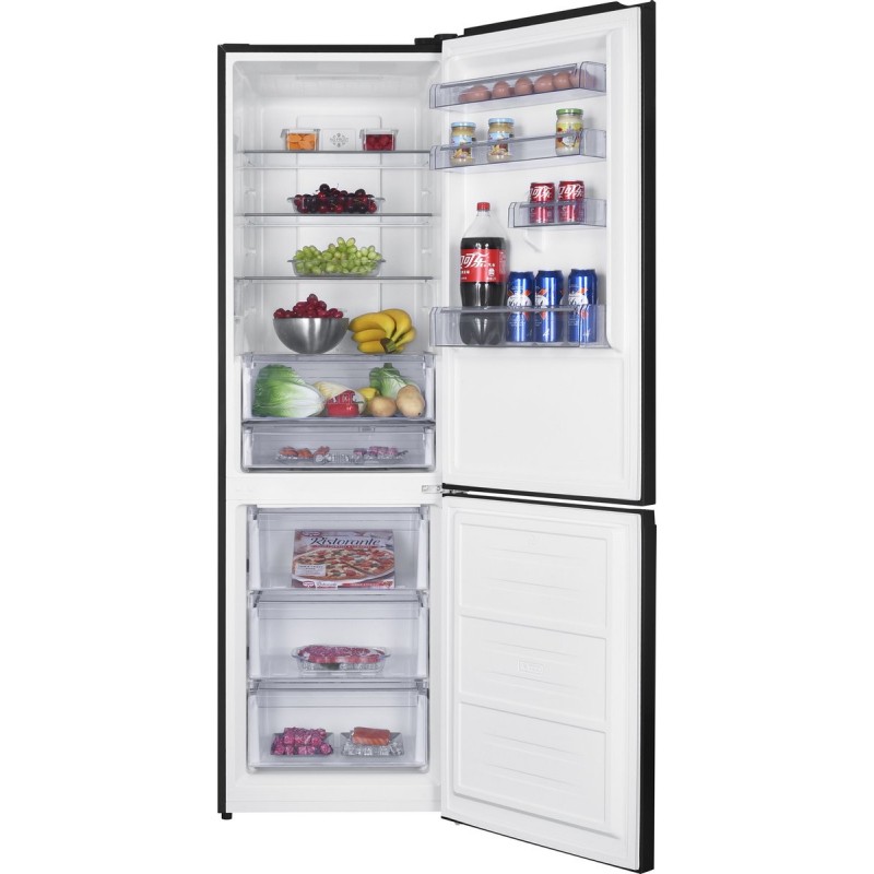 Frilec BONN350-NFD-040CB - Koelvriescombinatie - Energielabel C - No Frost - Met Display - 347 Liter - Zwart