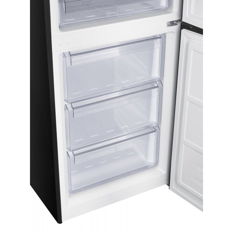 Frilec BONN350-NFD-040CB - Koelvriescombinatie - Energielabel C - No Frost - Met Display - 347 Liter - Zwart