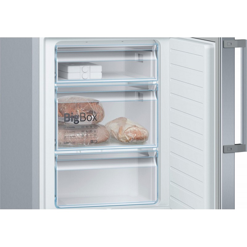 Bosch KGE398IBP - Serie 6 - Koel-vriescombinatie - RVS - Energielabel B