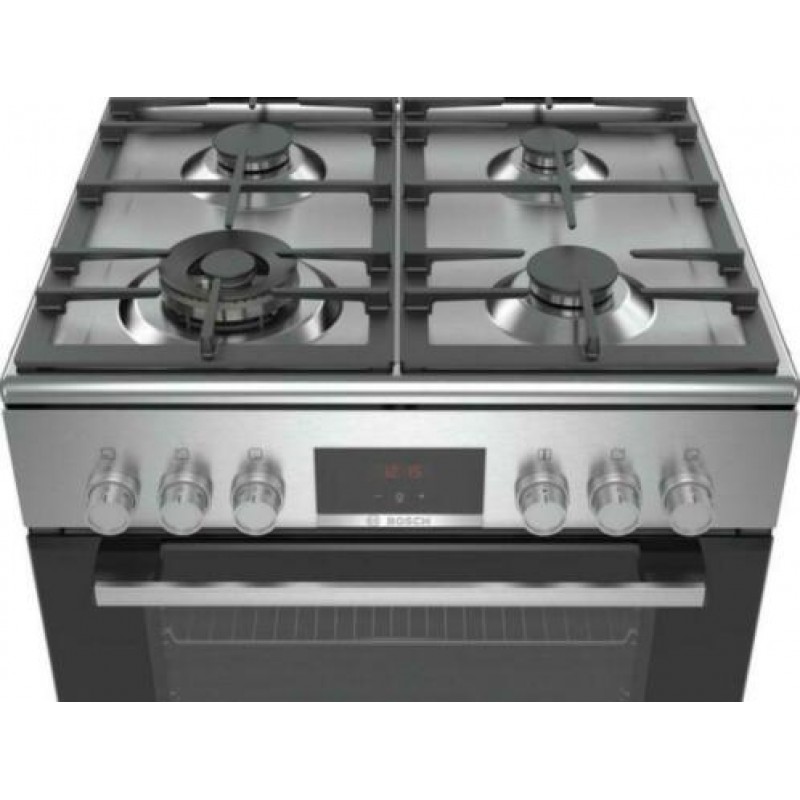 Bosch HXR390I50N - Serie 6 - Gas fornuis - RVS