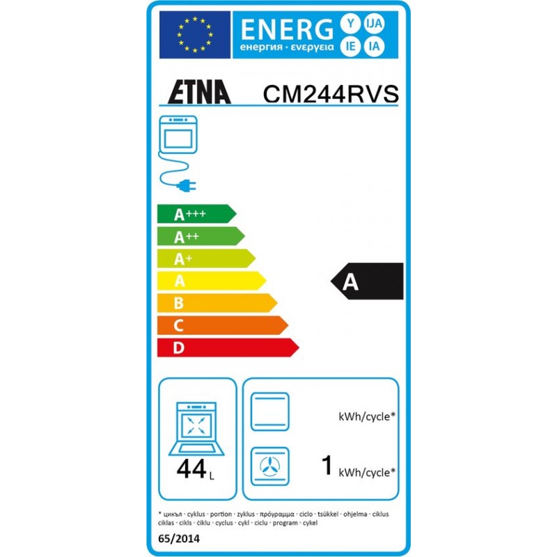 ETNA CM244RVS - combi magnetron