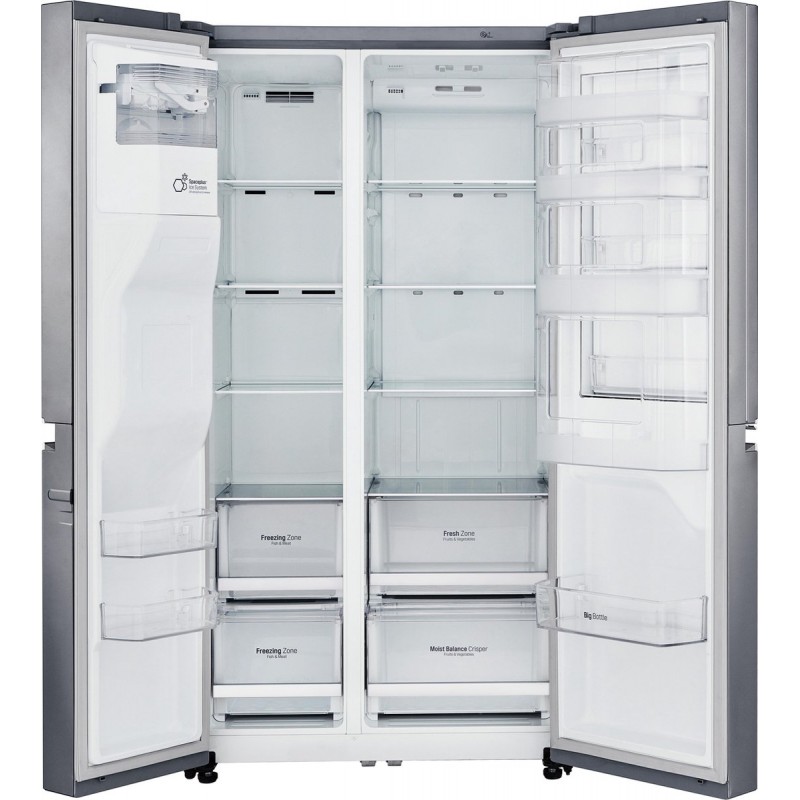 LG GSJ760PZXV Amerikaanse koelkast - Zilver met Door-in-Door-625L inhoud-Extra koel- en vriesruimte-Total NoFrost-Water & ijsdispenser-Inverter Linear Compressor