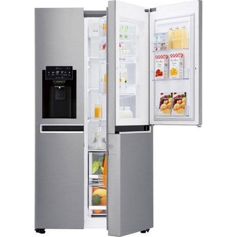 LG GSJ760PZXV Amerikaanse koelkast - Zilver met Door-in-Door-625L inhoud-Extra koel- en vriesruimte-Total NoFrost-Water & ijsdispenser-Inverter Linear Compressor