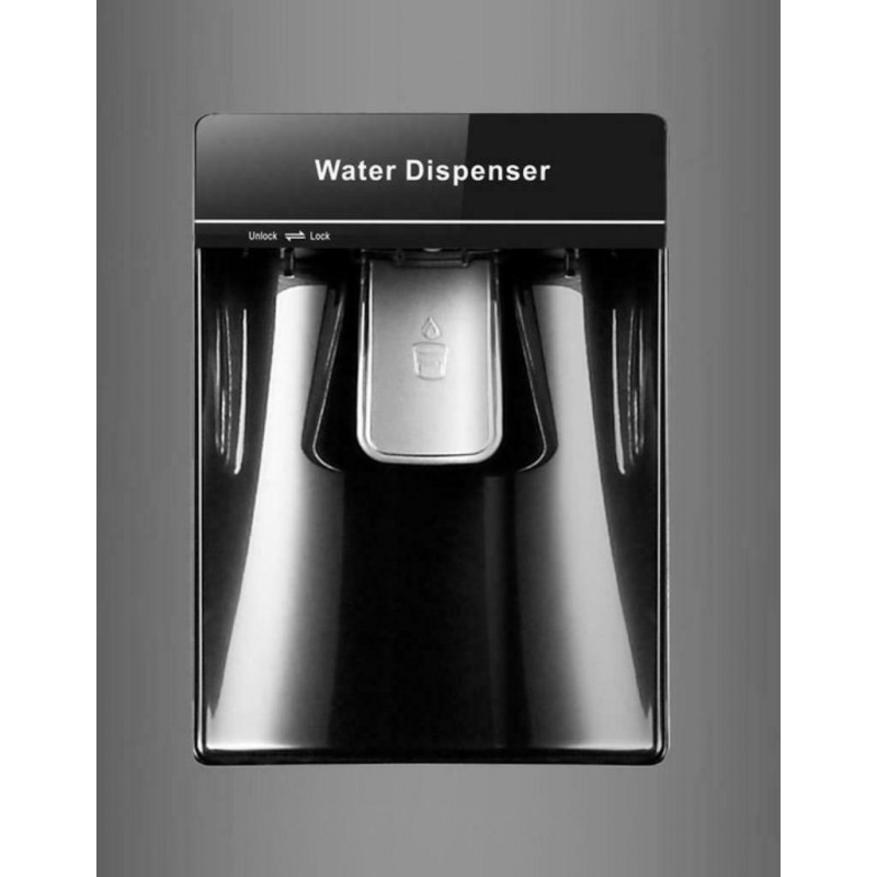 Everglades EVUD4030 Koelvries combinatie zwart