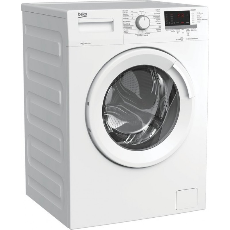 Beko WTV7712BLS1 - SteamCure - Wasmachine