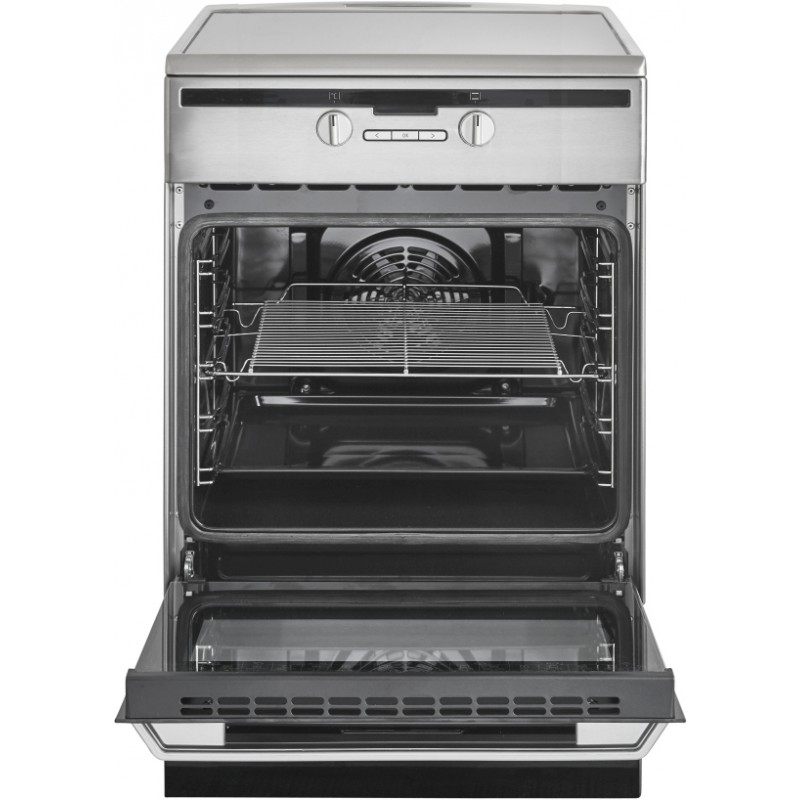 Inventum VFI6042RVS - Vrijstaand inductie fornuis - Elektrische oven - 4 kookzones - 60 cm - 65 liter 