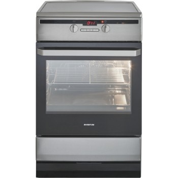 Inventum VFI6042RVS - Vrijstaand inductie fornuis - Elektrische oven - 4 kookzones - 60 cm - 65 liter 