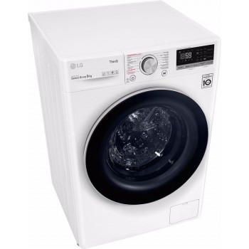 LG F4V709P1E - 9 kg Wasmachine met TurboWash™ 59 - Slimme AI DD™ motor - Hygiënisch wassen met stoom - ThinQ™