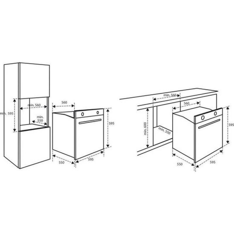 Inventum IOH6070RK - Inbouwoven