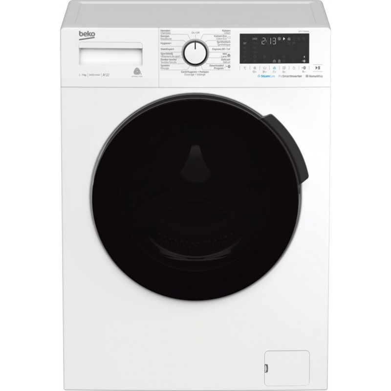 Beko WTV7740BSC1 - SteamCure™- Wasmachine