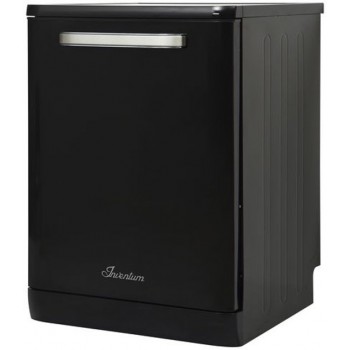 Inventum RVW6027AB - Retro vaatwasser - Vrijstaand - 12 couverts - 5 programma’s - Bestekmandje - Zwart