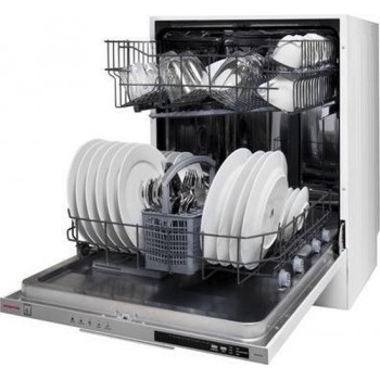 Inventum IVW6008A - Inbouw Vaatwasser - 13 couverts - 6 programma’s - Bestekmandje - 60 cm breed - Volledig ingebouwd