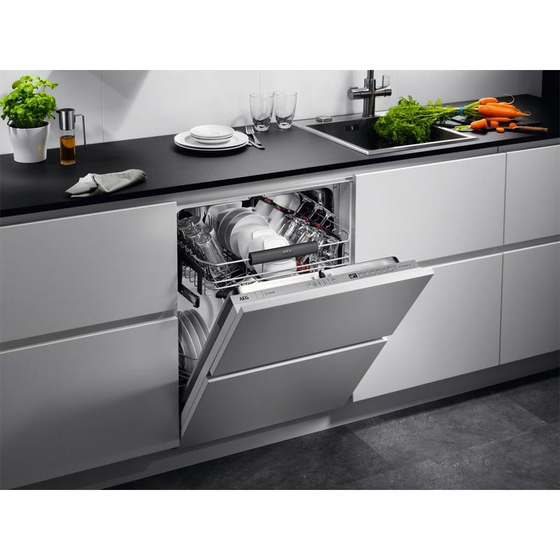 Everglades EVBi5601B - Volledig Geïntegreerde Inbouwvaatwasser - 12 Couverts - 6 Wasprogramma's - E Klasse - Display