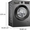 Bosch Serie 6 - WGG244FNNL - Wasmachine met stoom - 9 kg - 1400 rpm - Automatisch doseren - 1400 rpm - Zeer stil