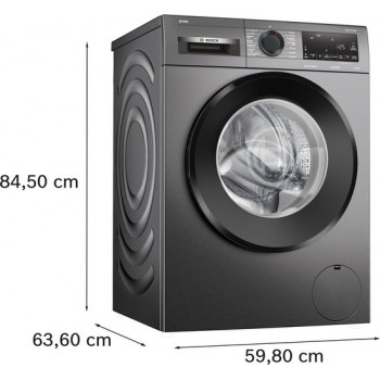Bosch Serie 6 - WGG244FNNL - Wasmachine met stoom - 9 kg - 1400 rpm - Automatisch doseren - 1400 rpm - Zeer stil
