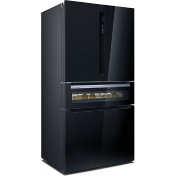 Siemens KF96RSBEA - Amerikaanse Koelkast met Wijnlade - Zwart