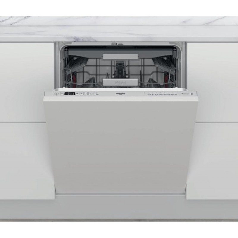 Whirlpool W0I D741A S - Volledig integreerbare Inbouwvaatwasser - Auto deur opening