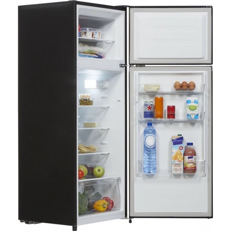 ETNA KDV156ZWA - Koel-vriescombinatie - 143 cm - LowFrost - Zwart