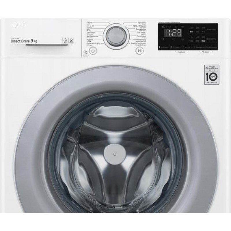 LG GC3V309N4 - 9kg Wasmachine met Slimme AI DD™ motor - Beste zorg met 6 Motion