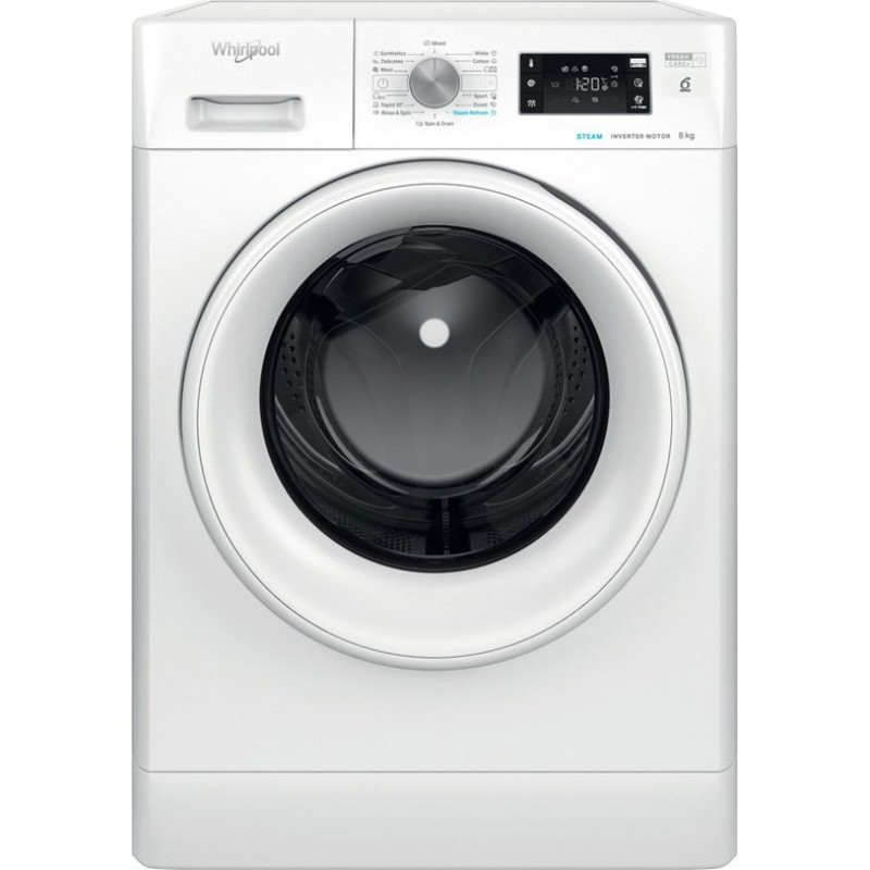 Whirlpool FFB 8489 WV EE - FreshCare+ Steam - 8kg Wasmachine 