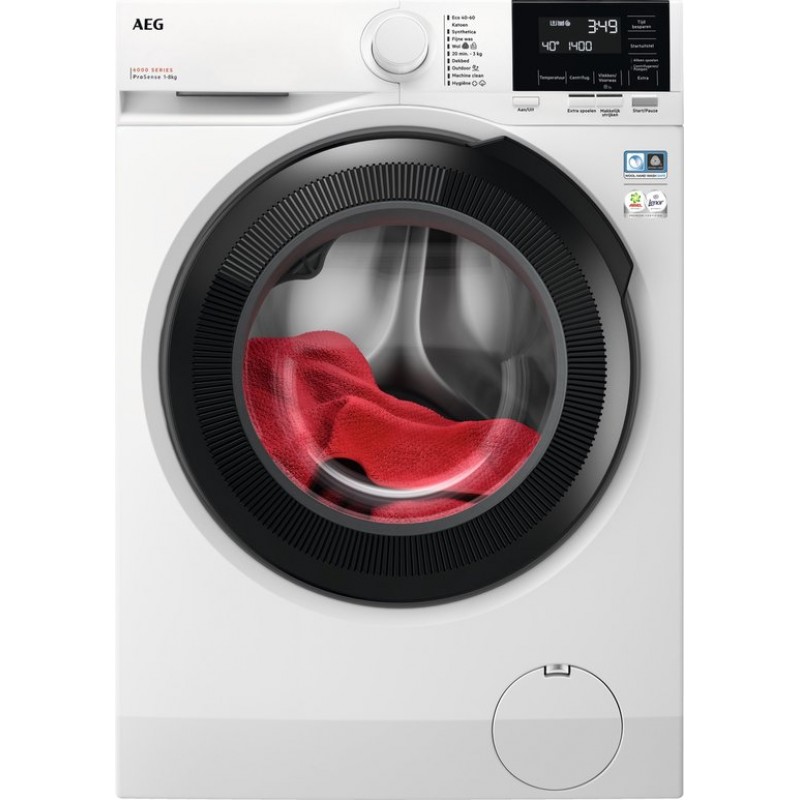 AEG LR63864 6000 serie ProSense® - Wasmachine - Voorlader - Energielabel A - 8 kg-1600 toeren 