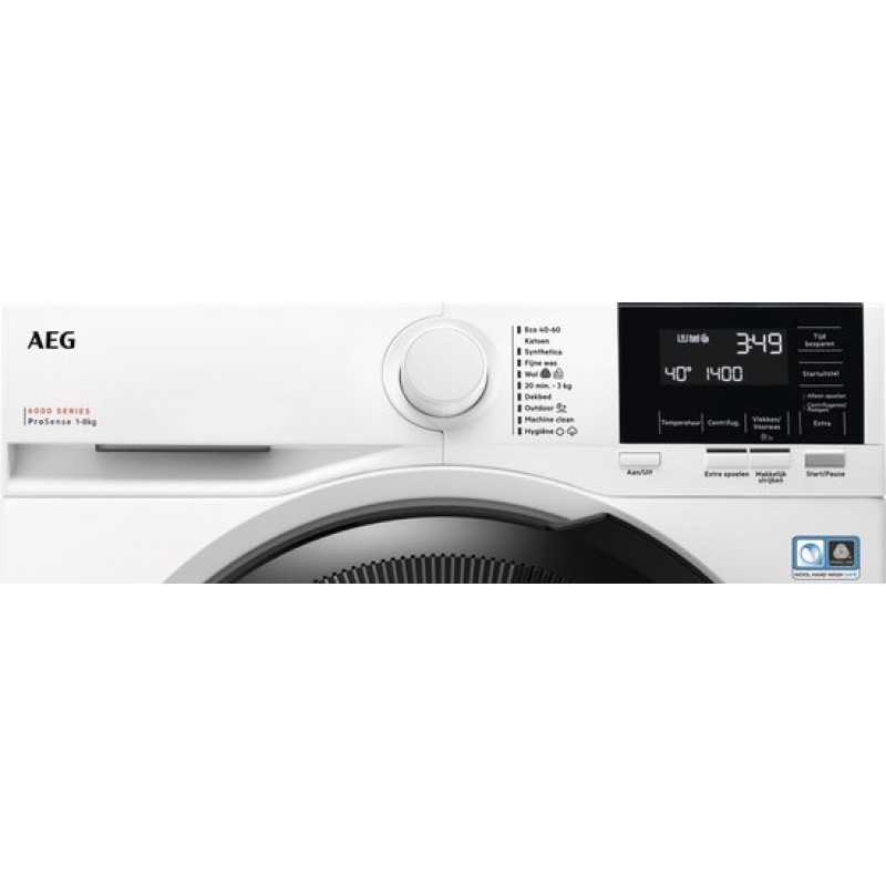 AEG LR63864 6000 serie ProSense® - Wasmachine - Voorlader - Energielabel A - 8 kg-1600 toeren 
