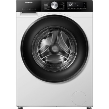 Hisense 3S Serie WF3S8043BW3/BLX - Wasmachine met Energielabel A -30 - 8kg - 72dB (A) - Steam Wash -1400 toeren - Power Wash 49 - ConnectLife