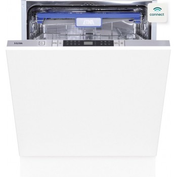 ETNA VW740NC - Inbouw vaatwasser 60cm - Volledig geïntegreerd - 14 couverts - Aquastop - 8 Programma's - Uitgestelde start - Koolborstelloze motor
