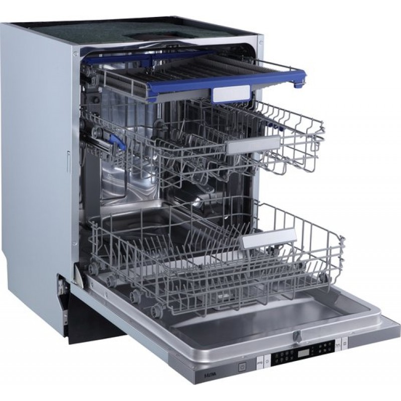 ETNA VW740NC - Inbouw vaatwasser 60cm - Volledig geïntegreerd - 14 couverts - Aquastop - 8 Programma's - Uitgestelde start - Koolborstelloze motor